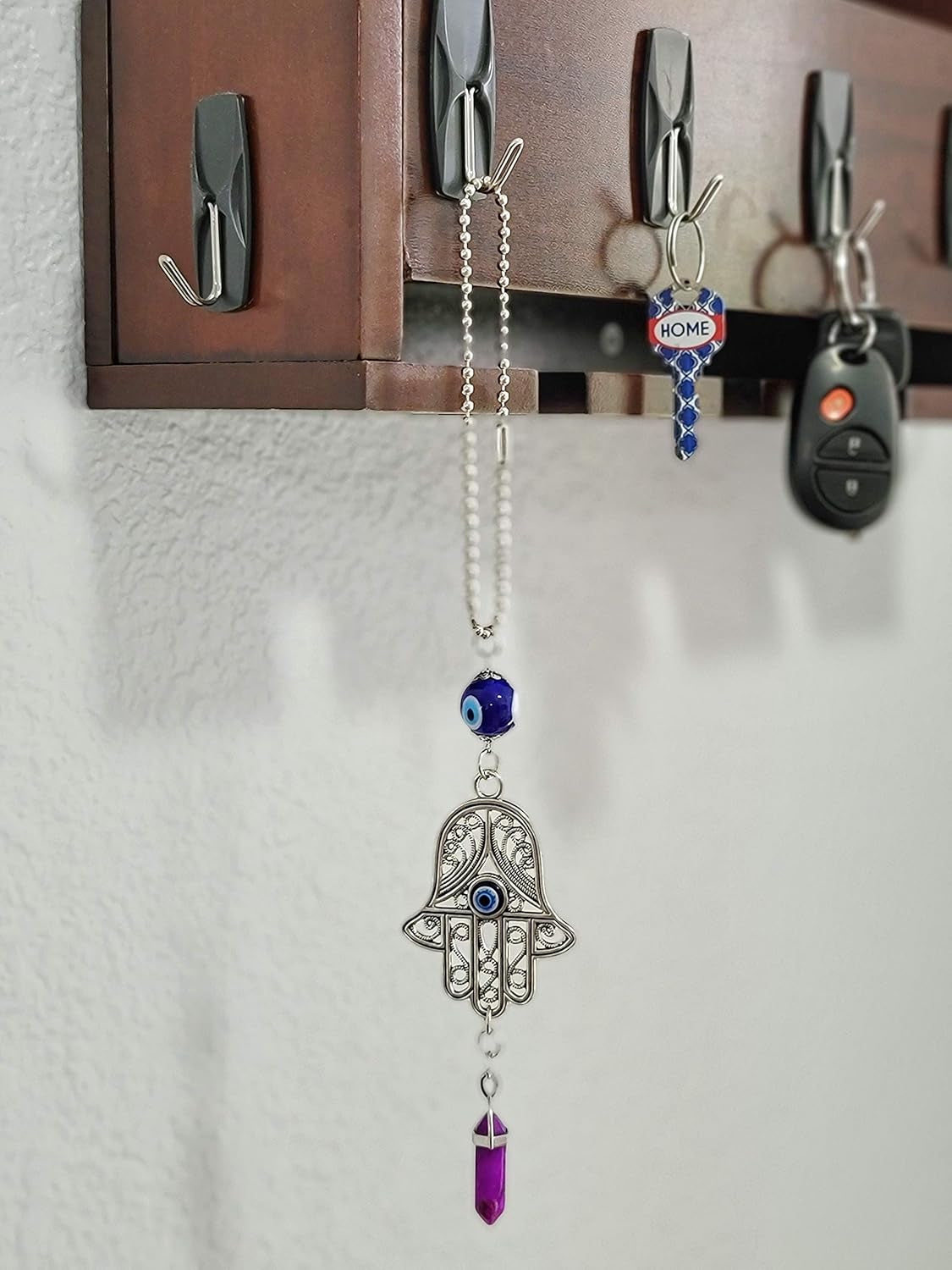Hand Protection Amulet Car Rearview Mirror Hanging Ornament 