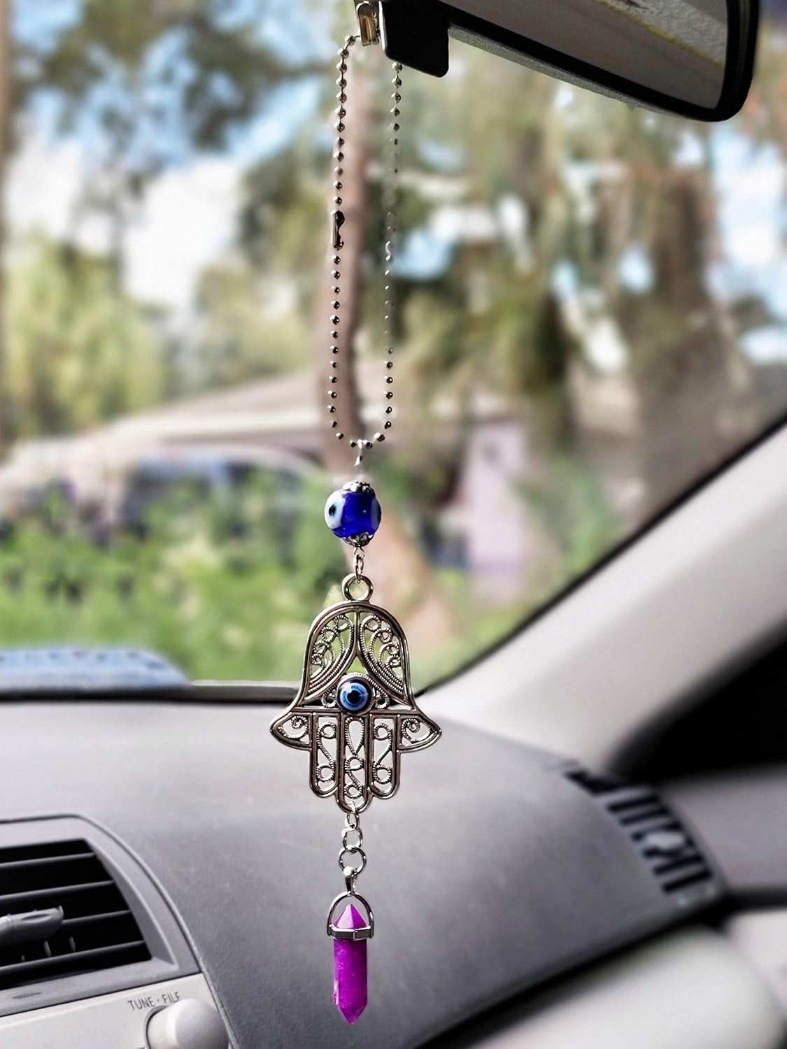 Hand Protection Amulet Car Rearview Mirror Hanging Ornament 